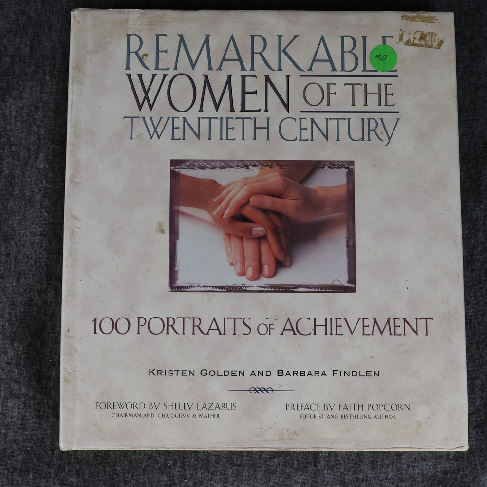 Vintage Remarkable Women 20th Century Golden Findlen White HC 1998 UK Biography